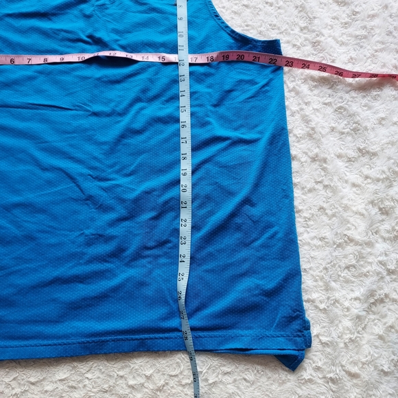 Russell Athletic Training Fit Mesh Tank Tops Lot of 4 Blue, Teal, Black, & Gray - Picture 8 of 8